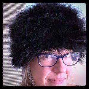 Marabou Crochet Hat